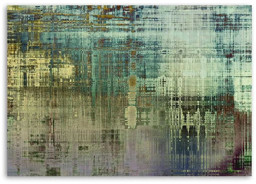 Obraz na plátně Abstraktní zelená - 120x80 cm