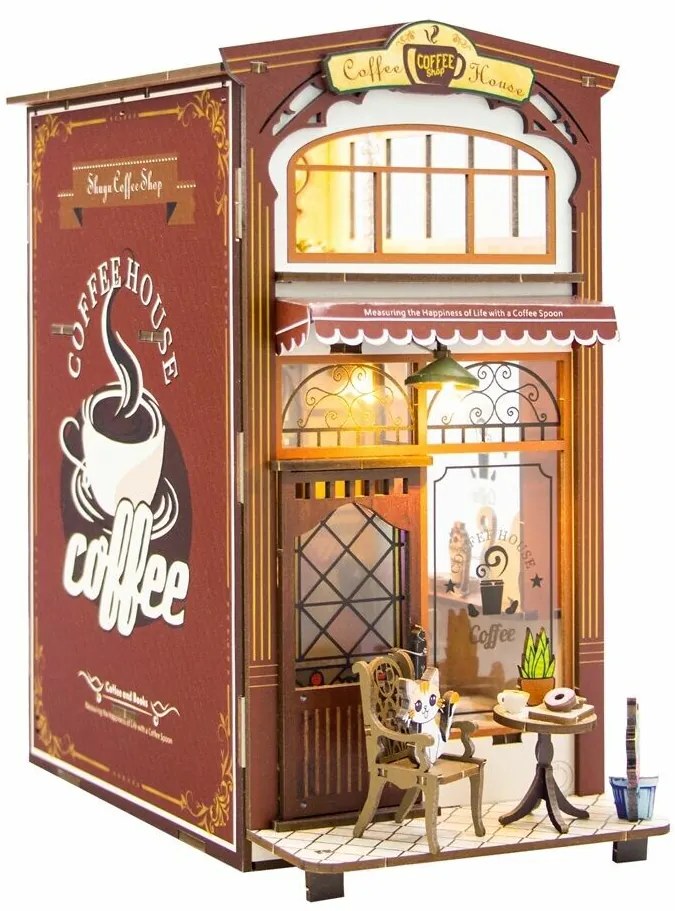 2Kids Toys 3D skladačka Knižná podpera Café