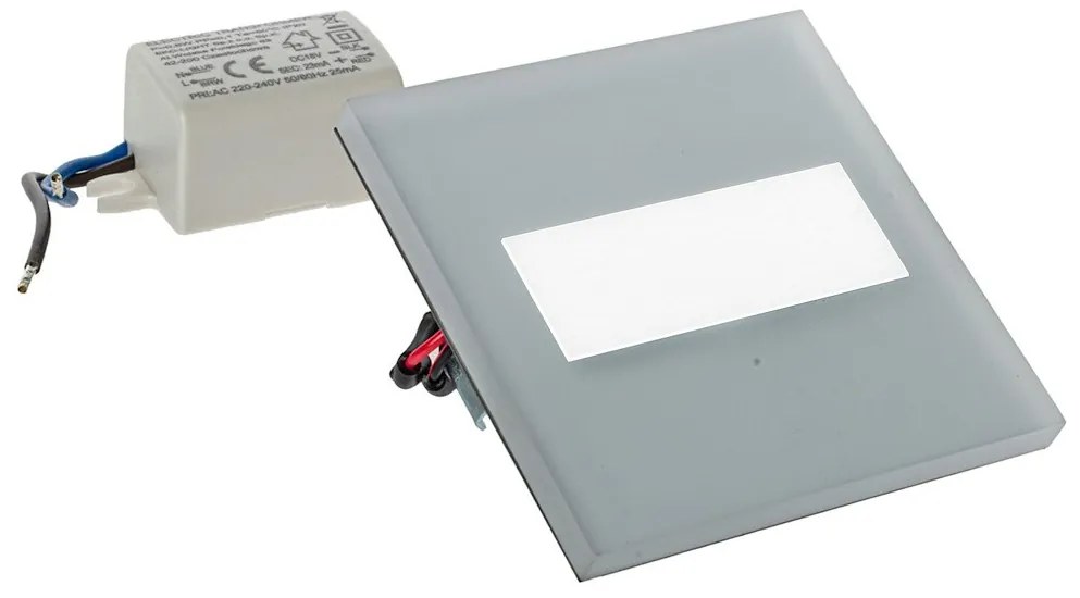 Schodiskové LED svietidlo Lumi, 1x LED 0,6w, 4000k, w