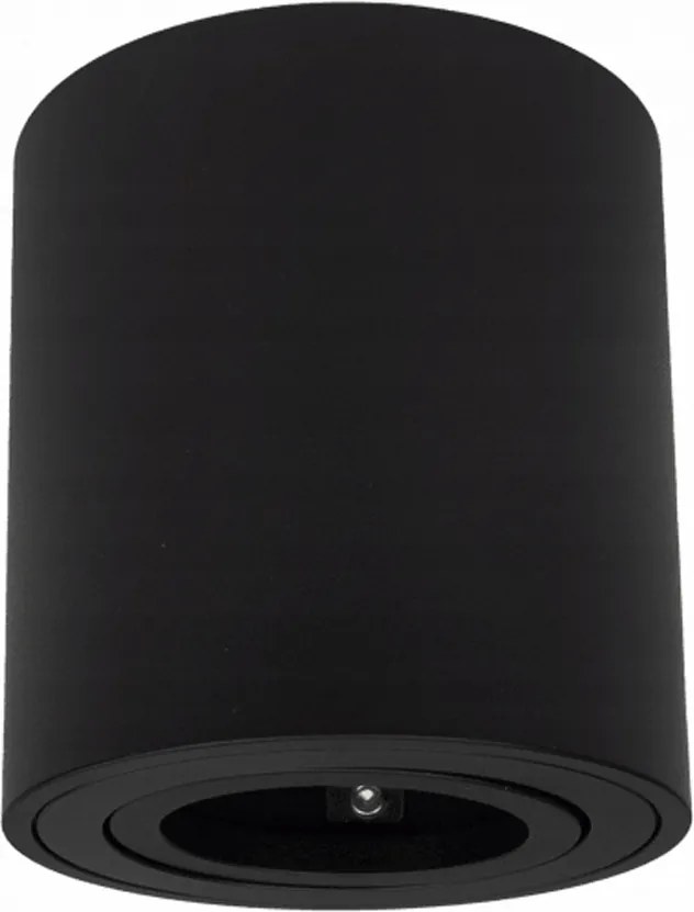 Halogénové stropné svietidlo LED trubica GU10 Pohyblivé bodové svietidlo na povrchovú montáž, čierne