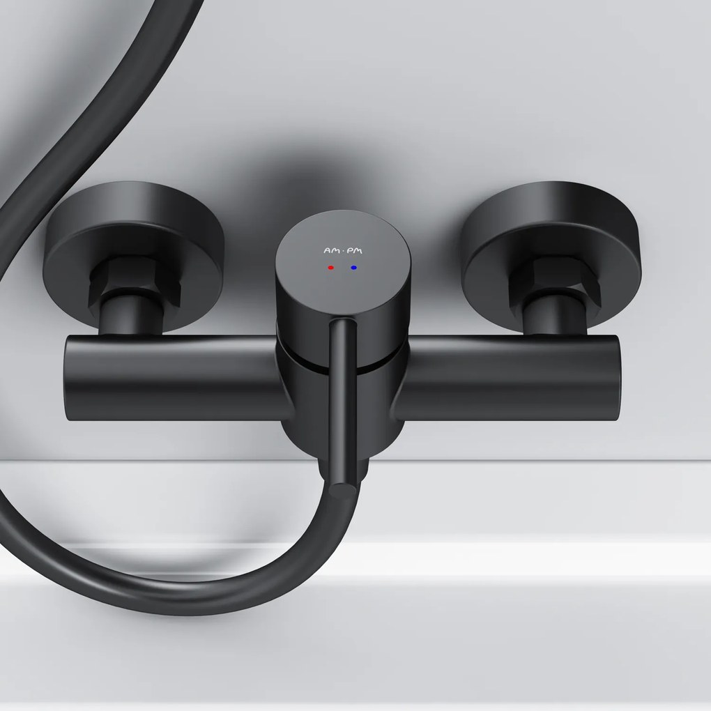 Sprchová batéria AM.PM Spike FPA20022 jednopáková, čierna