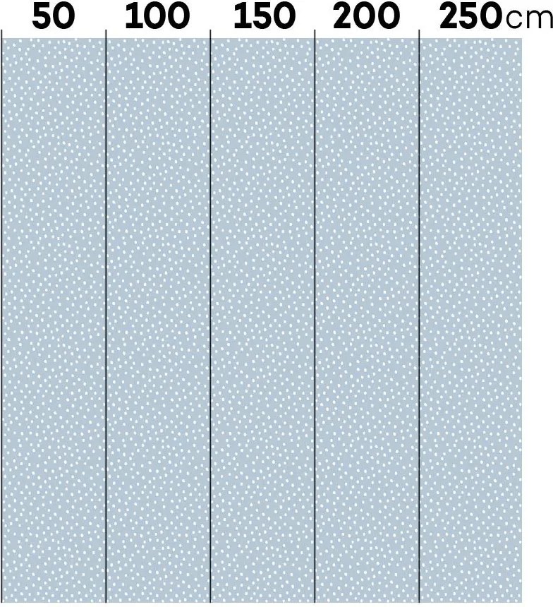 Tapeta nepravidelnej bodky modrá 280×50cm