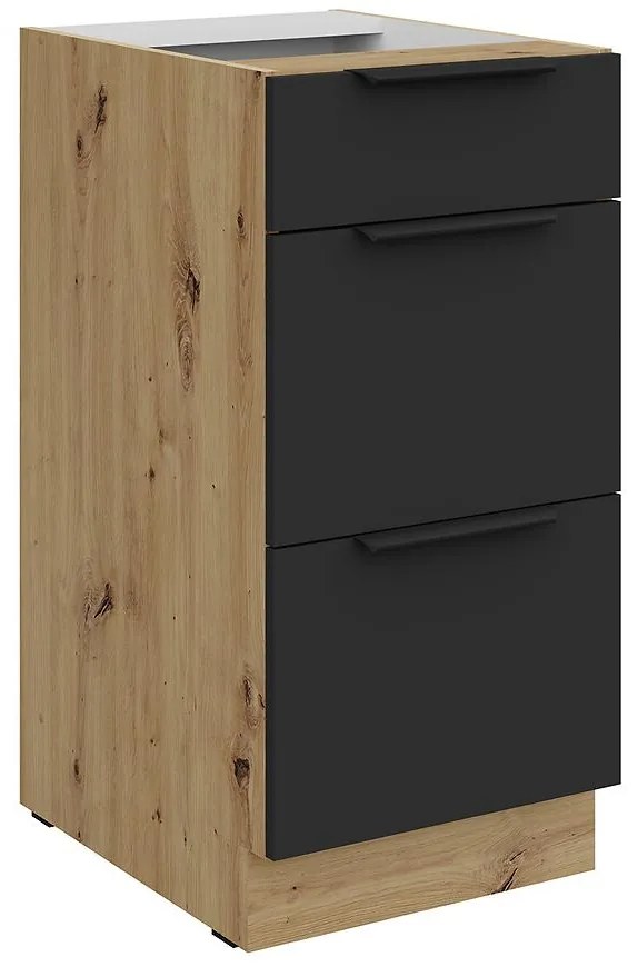 Kuchynská skrinka Aria-Bl/Ar Anti Fingerprint 40d 3s Bb