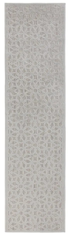 Sivý vonkajší koberec behúň 230x66 cm Argento - Flair Rugs