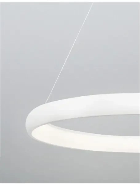 LED luster Albi 80 biele
