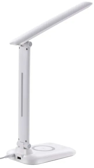 Immax 09107L - LED stmievateľná stolná lampa s bezdrôtovým nabíjaním QI LUMI LED/7W/230V biela