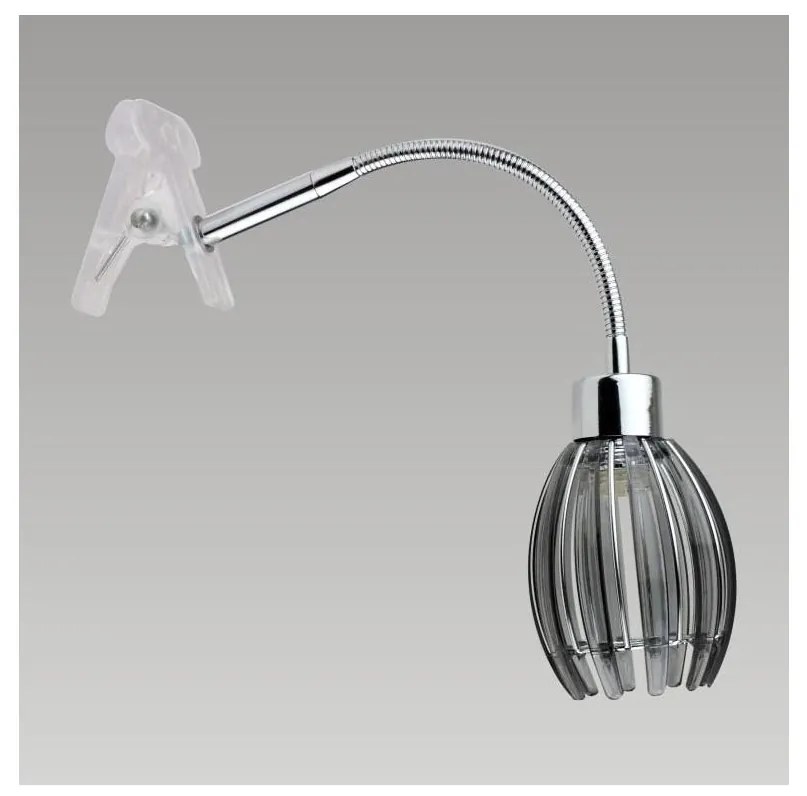 Lampa s klipom EZZO 1xG9/33W/230V dymová