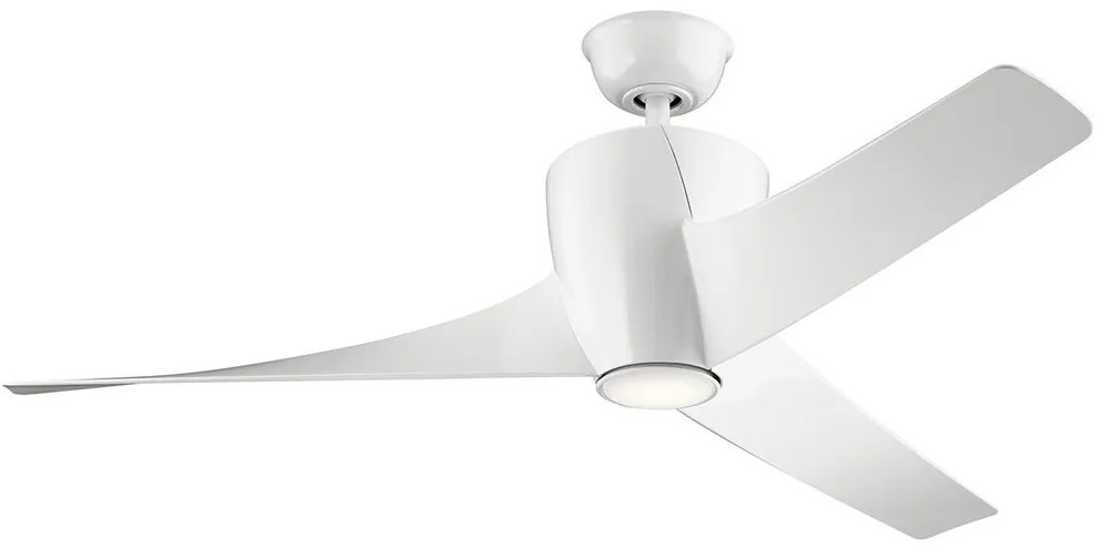 Kichler KLF-PHREE-56-WHT- LED Stmievateľný stropný ventilátor PHREE 10W/230V + DO