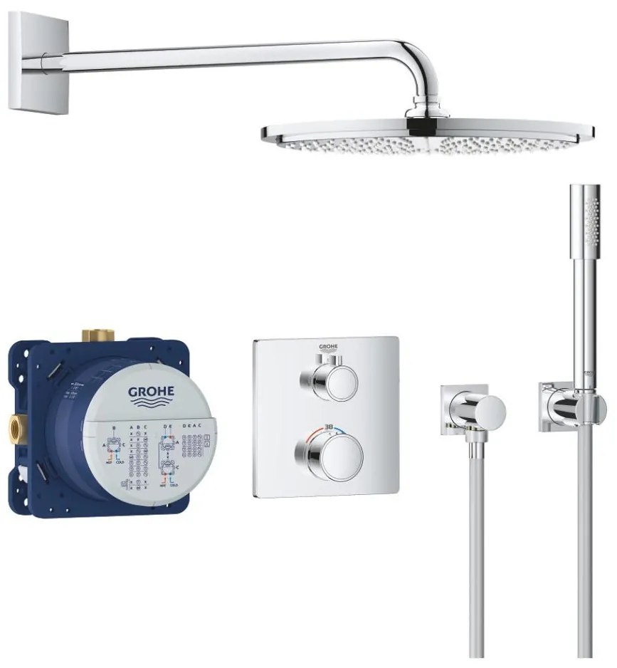 GROHE 34730000 - Sprchová súprava GROHTHERM RAINSHOWER COSMOPOLITAN 310 422 mm chróm