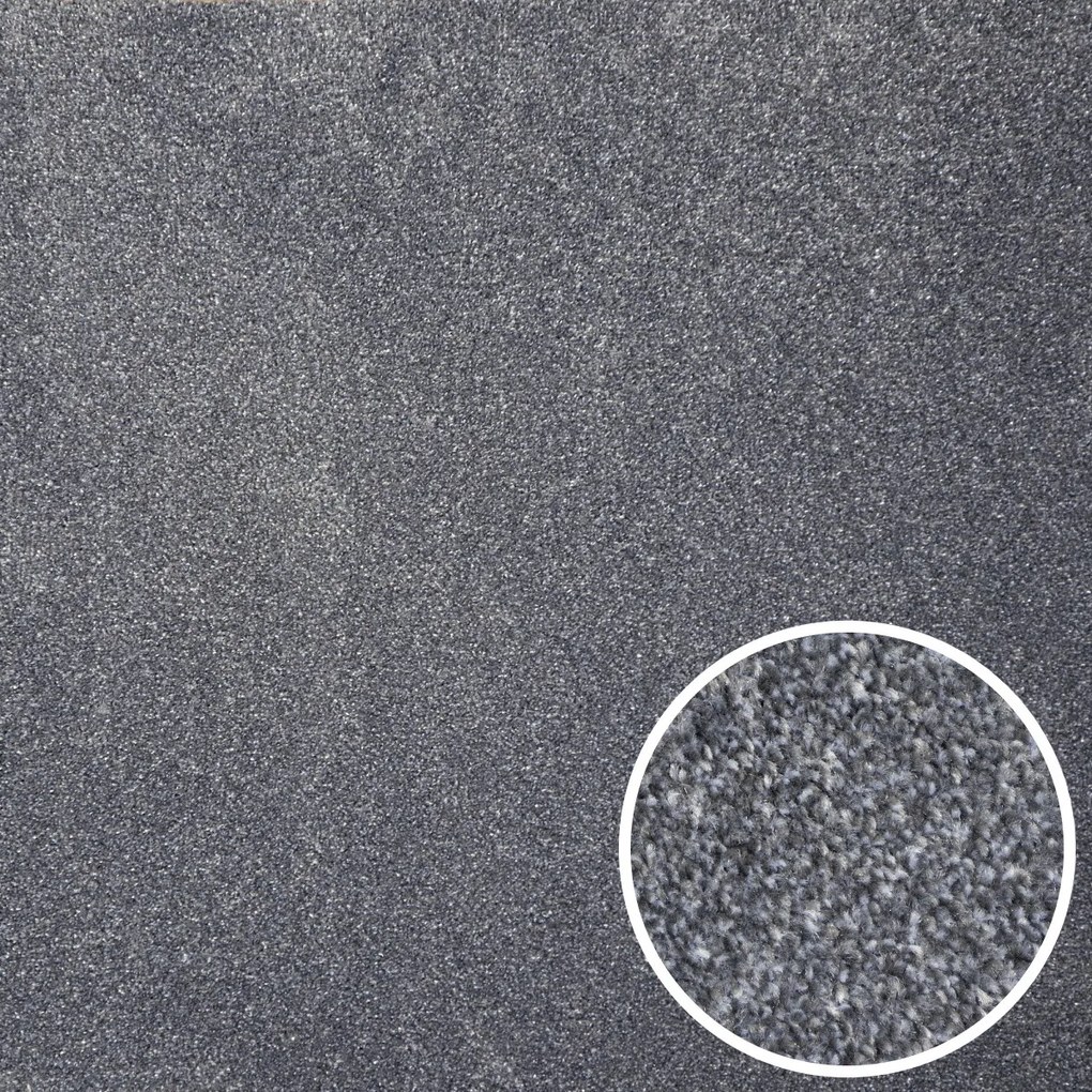 Metrážny koberec Prestige 376, na mieru, šíře 4m, šedá, ab (mriežka), detská izba, Condor Carpets