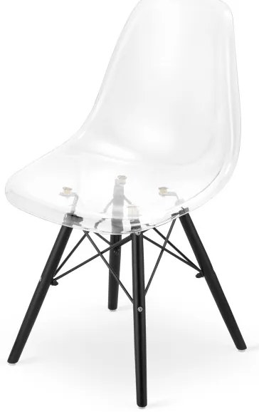 Set jedálenských stoličiek OSAKA priehľadné (4ks)
