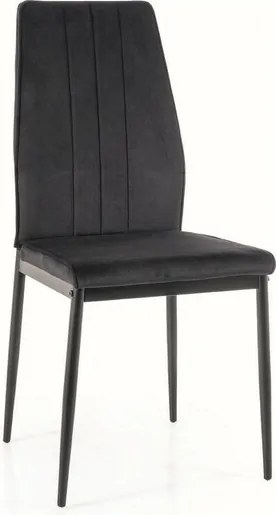 SI Stolička Atom Velvet čierna