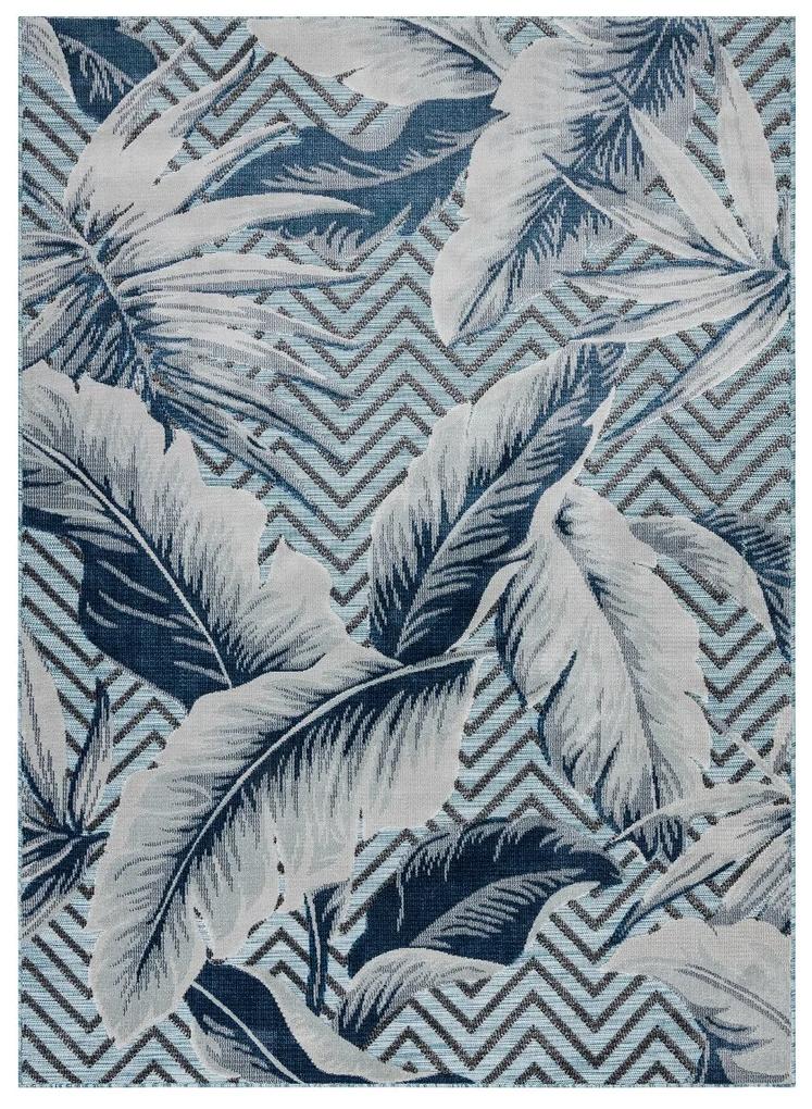 Dywany Łuszczów Kusový koberec Botanic 65242 Feathers aqua – na von aj na doma - 117x170 cm