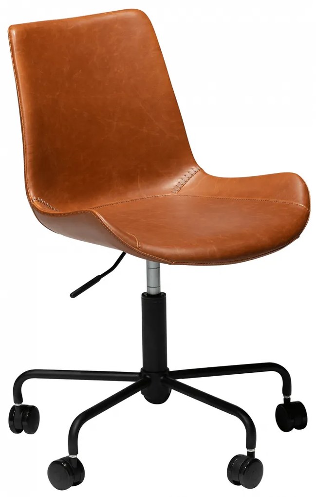 HYPE ČALÚNENÁ OFFICE STOLIČKA vintage brown/black