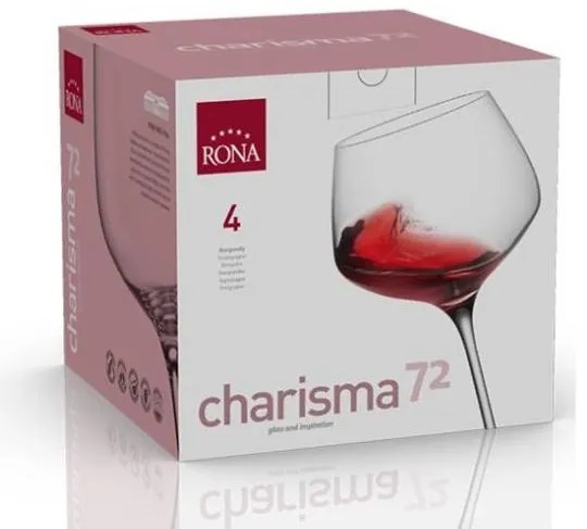 Rona Poháre na víno CHARISMA 720 ml, 4 ks