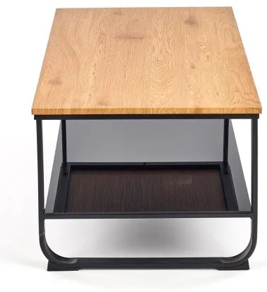 Konferenčný stolík ARTIGA 45x105 cm čierna/bežová