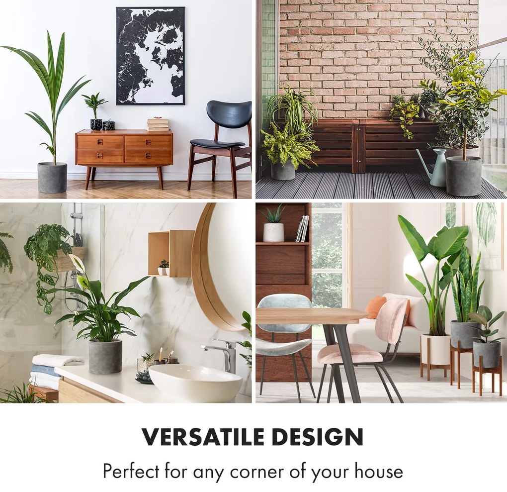 Fox & Fern Venlo, kvetináč, Polystone, interiér a exteriér, 3 veľkosti