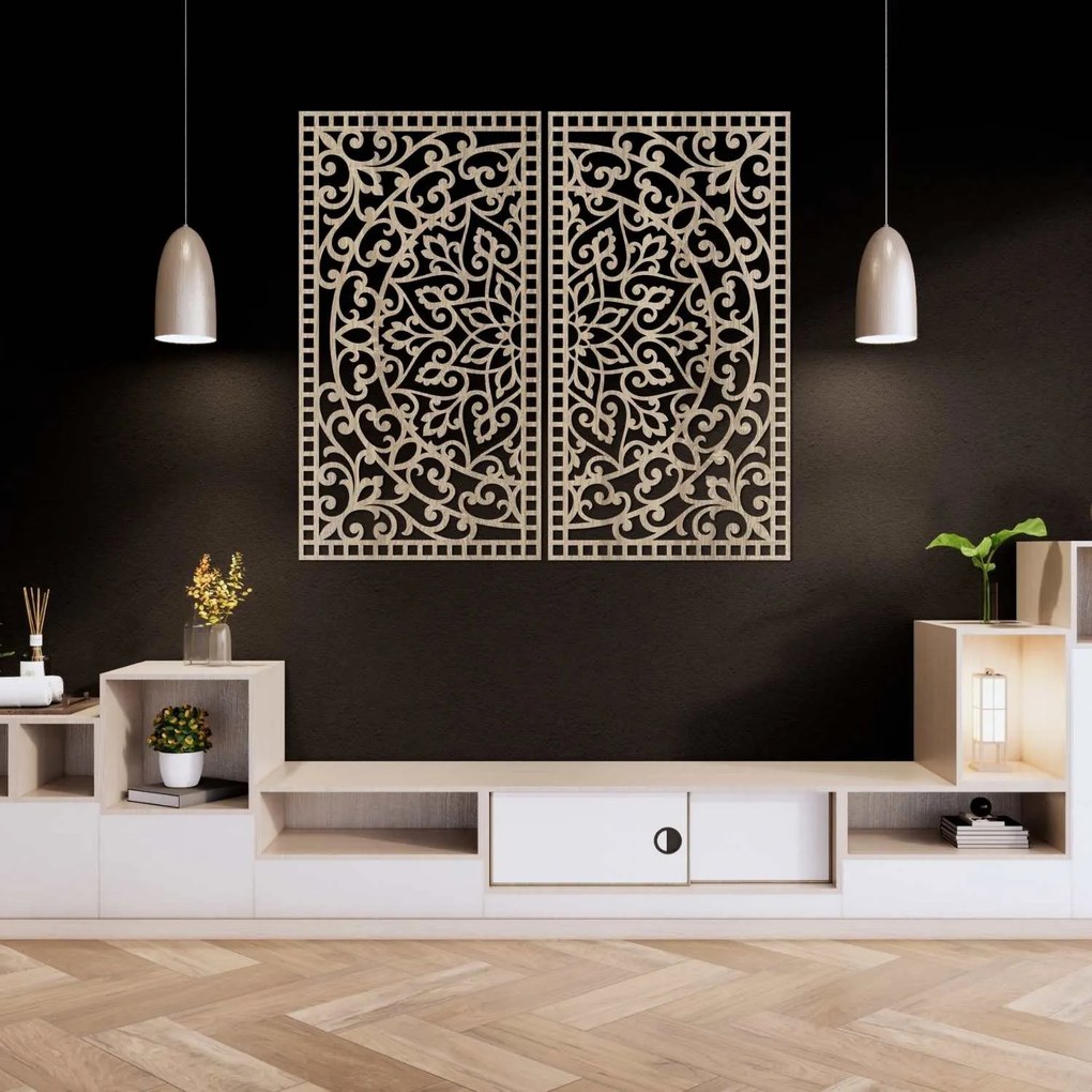 Drevená dekorácia štvorec | FLOFER: HDF - Javor 20 cm 4451-91091 HDF0514-C
