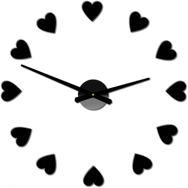 Veľké nástenné hodiny s motívom srdca I SENTOP 12S051 Wall clock HEU-