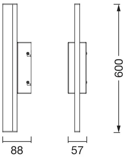 Ledvance -LED Stmievateľné osvetlenie zrkadla ORBIS MIRROR LED/10W/230V 60 cm IP44