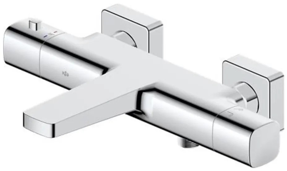 KFA Armatura 5754-010-00 - Termostatická vaňová batéria MALAGA, lesklý chróm
