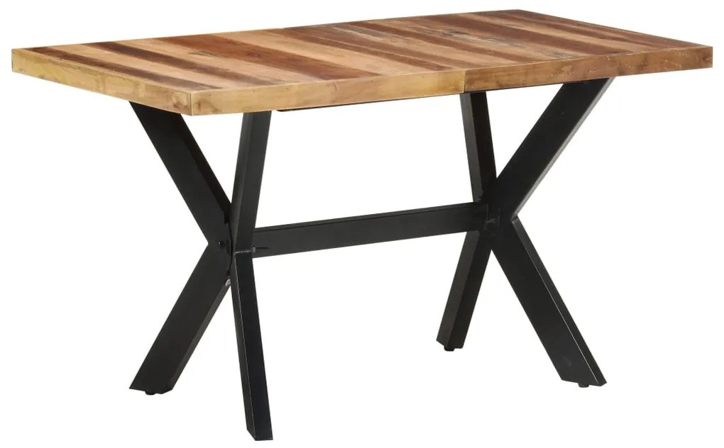 Jedálenský stôl 140x70x75 cm masívne drevo so sheeshamovou úpravou