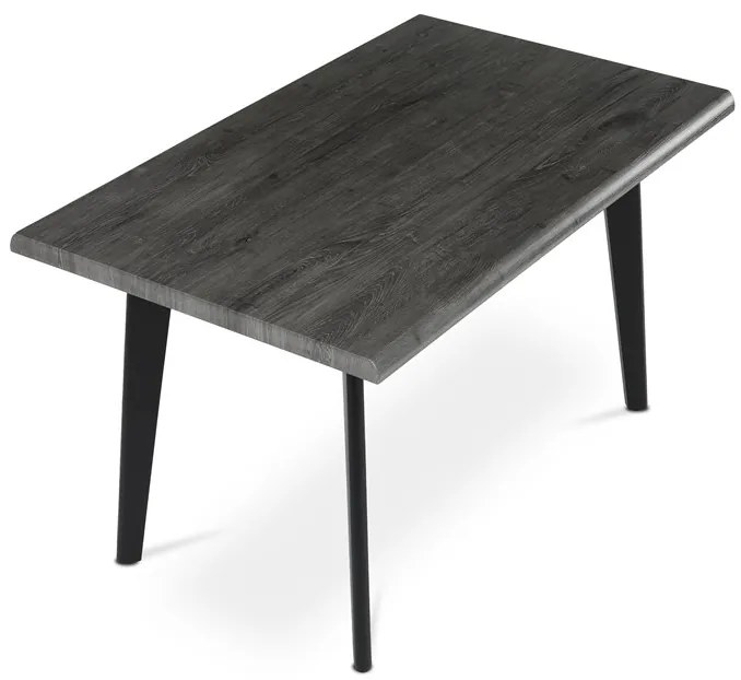Autronic BONTEC Jedálenský stôl 130x80cm, mdf, sivý dub, HT-F4413 GREY Farba: Hnedá