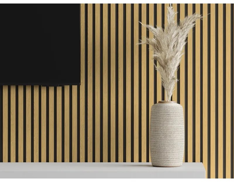 Mexen Lam-B, stenové lamely 275 × 31,5 cm, HDF doska 4 mm, dub jantárový, S100-275317-2812-073