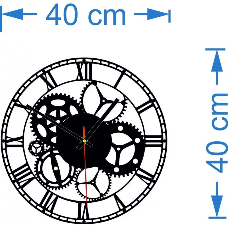 Nástenné hodiny Quartz, nalepovacie dekorácie, 3D zrkadlové nálepky Xmomo X0071-Trendy wall clock