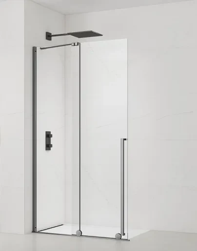 Sprchová zástena walk-in 110 cm SAT Xmotion PVD Gun metal SATBWIXM110GM