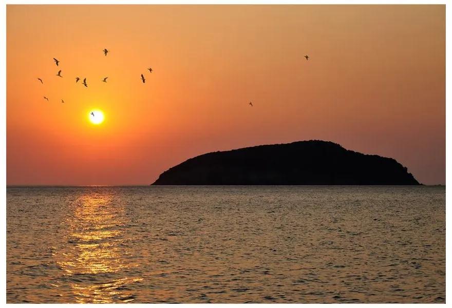 Fototapeta Vliesová Východ slnka mora 312x219 cm