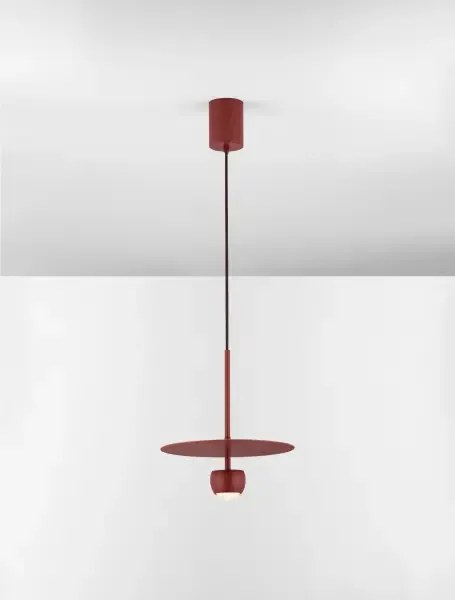 LED červený moderný luster Edem