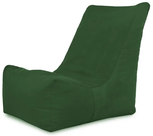 Moderné kreslo DISTINTO tmavo zelená