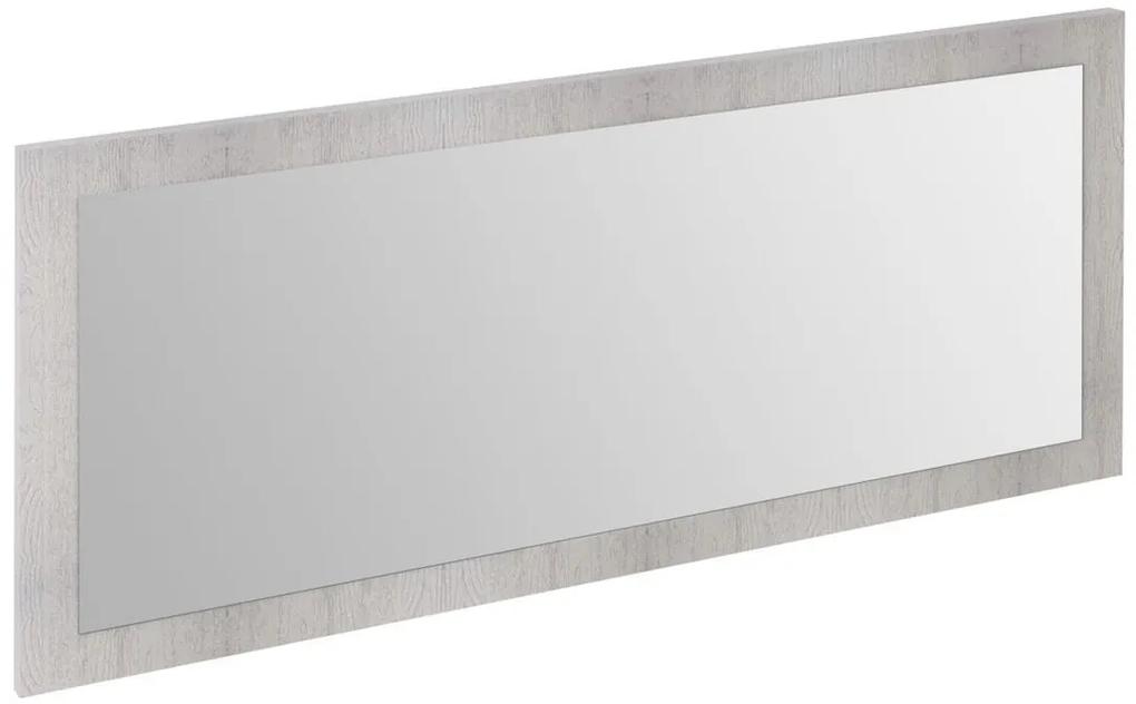 Sapho, TREOS zrkadlo v ráme 1100x500x28mm, dub Polar (TS102), TS100-1010