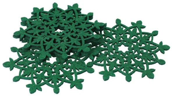 Sada podložiek pod poháre ORKEL zelená 800769