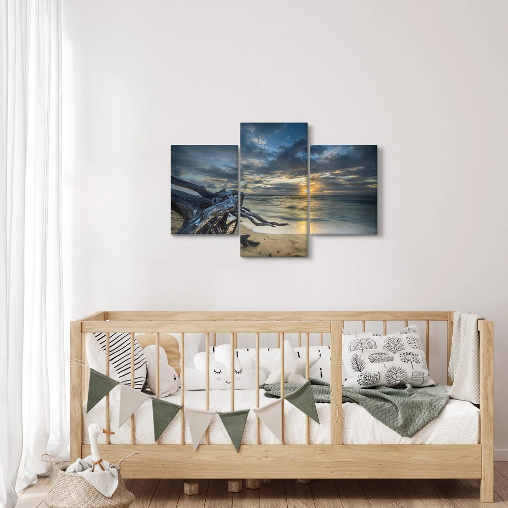 Obraz mora pri západe slnka (90x60 cm)