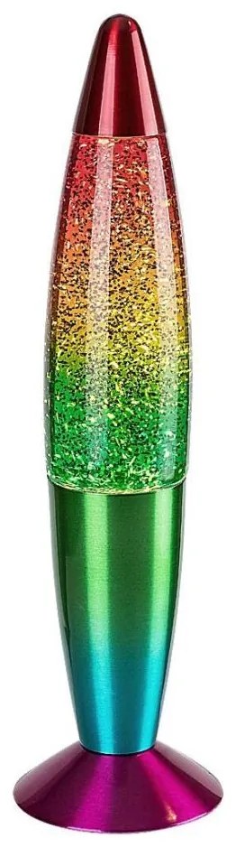 Rabalux 76008 - LED Lávová lampa GLITTER RAINBOW 2 LED/25W/230V