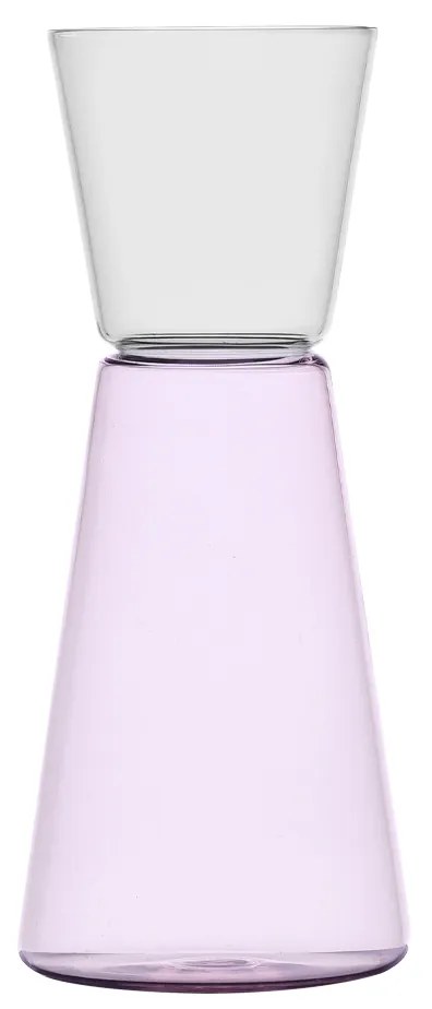 Džbán ružová/priehľadný 750 ml - 983043