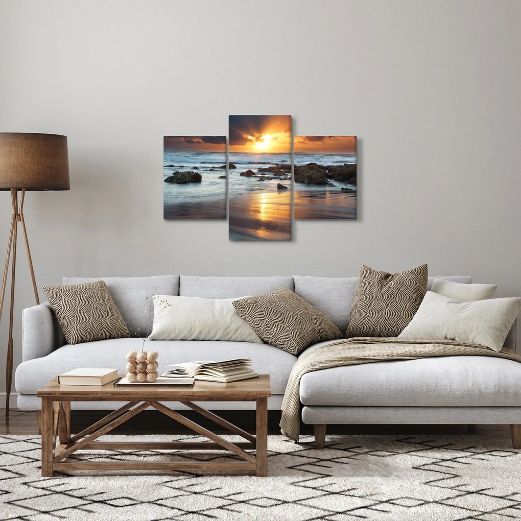 Obraz - More zaliate slnkom (90x60 cm)