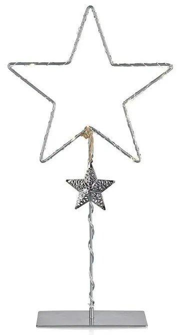 Sivá vianočná svetelná dekorácia Vikhem – Markslöjd