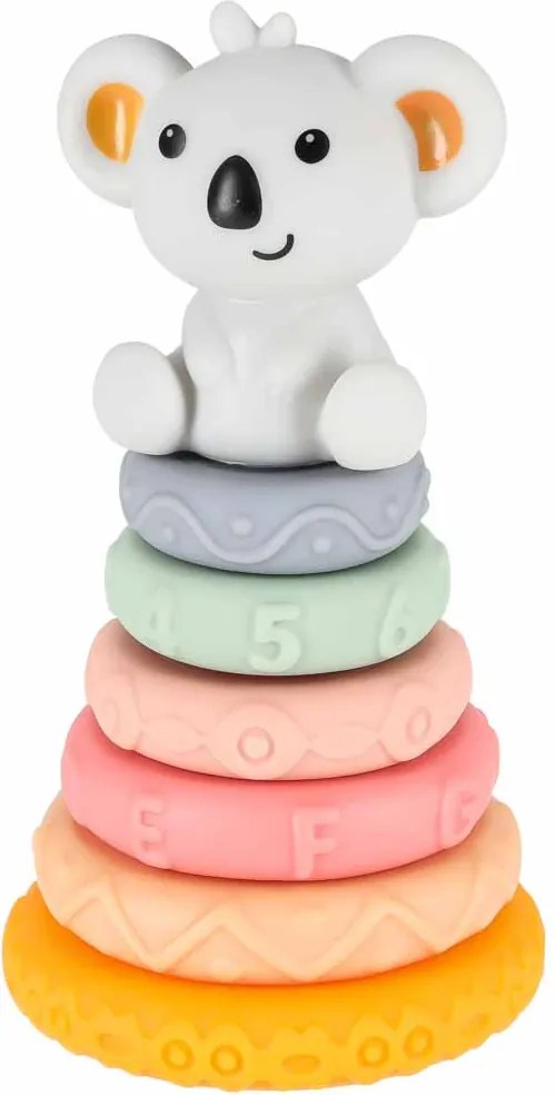 KIK Senzorická pyramída s kockami a koalou, vzdelávacia sada 13 dielov