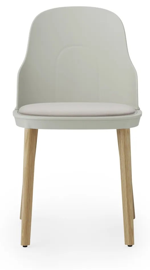 Stolička Allez Chair Canvas – teplá sivá/dub