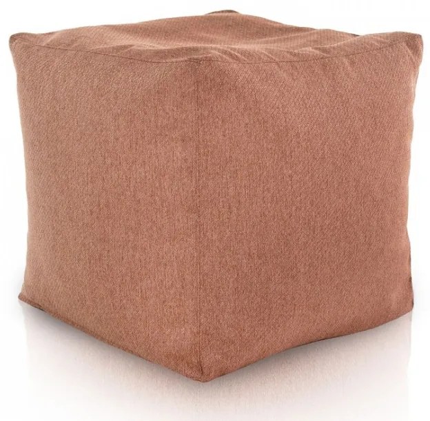 Taburetka melanž medená kocka Eco