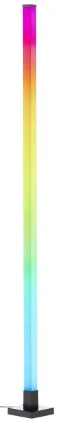 Brilliant - LED RGBW Stmievateľná stojacia lampa NEELE LED/6,5W/230V čierna + DO