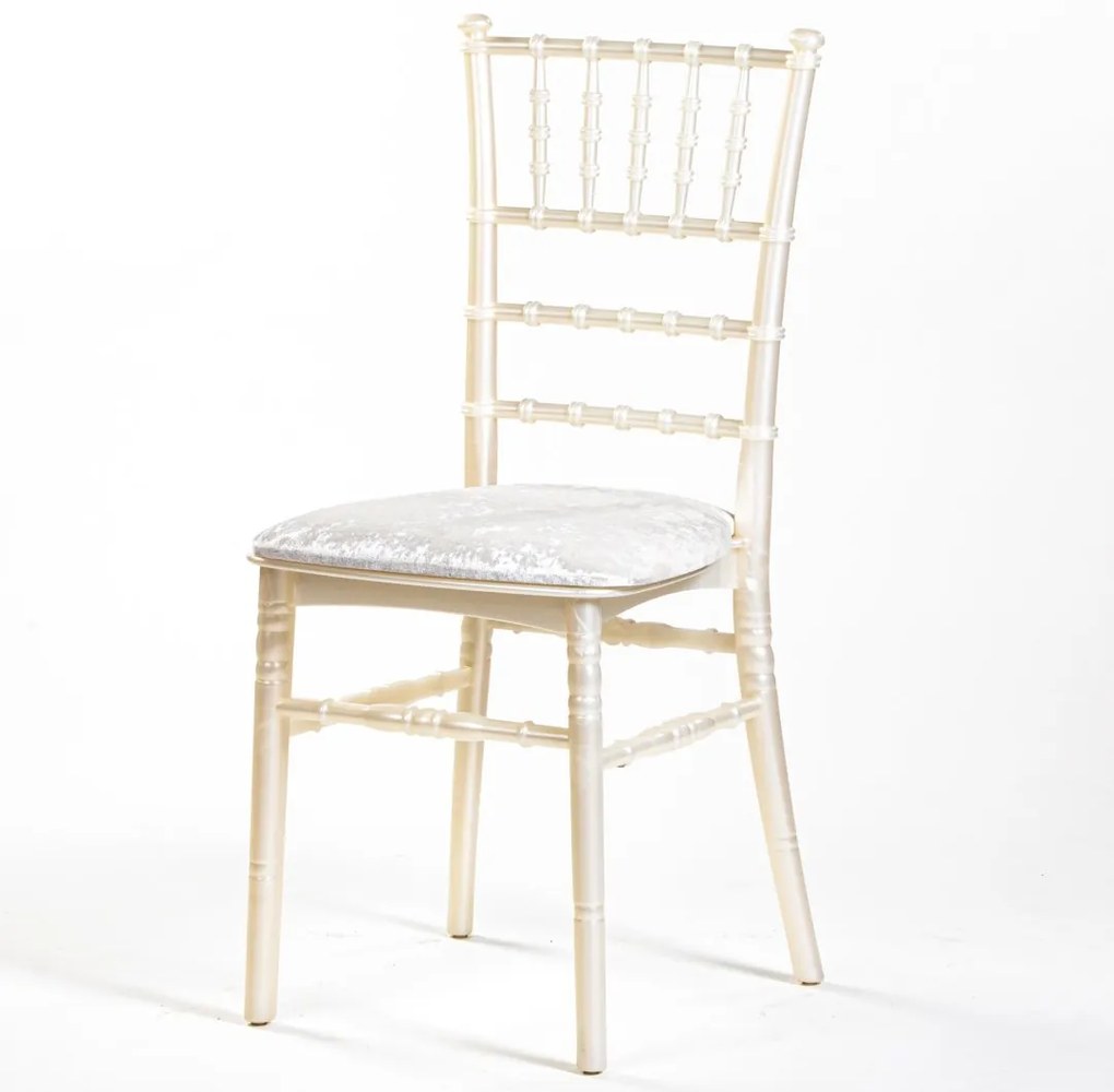CHIAVARI PLASTIC PLASTOVÁ SVADOBNÁ STOLIČKA white
