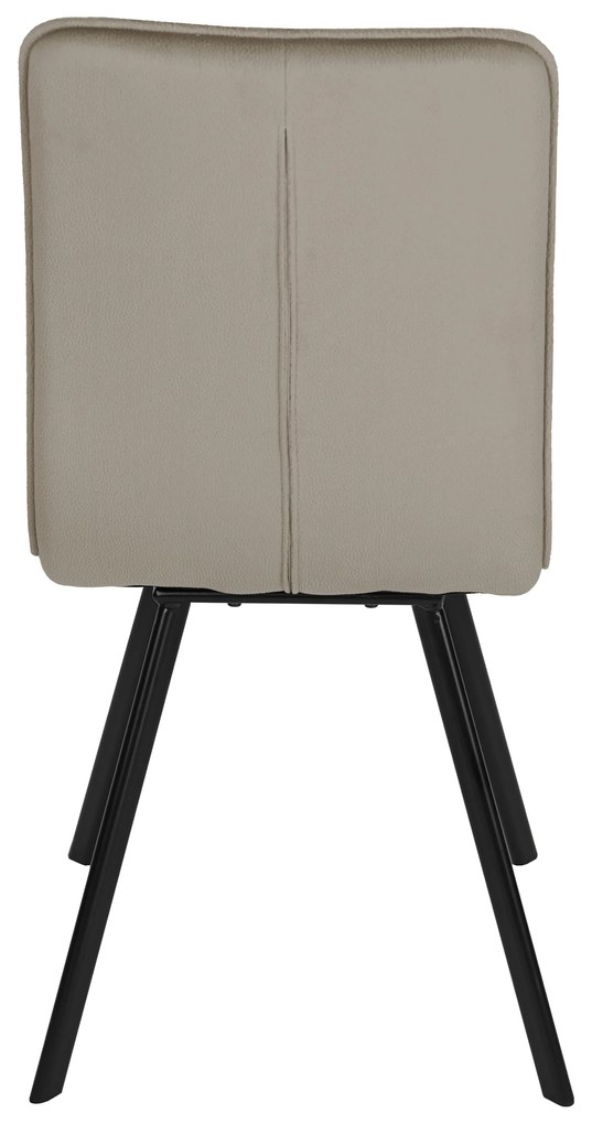 Stolička ORLANDO Vyberte látku ->: Solar Černá