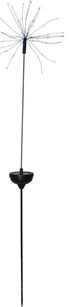 Vonkajšie solárne LED svietidlo s farebnými diódami Star Trading Firework, výška 100 cm