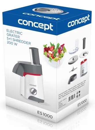 Concept ES1000 - Elektrické strúhadlo 200W/230V biela/šedá