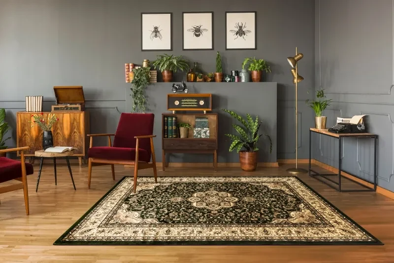 Koberec ROYAL AGY model 0521 tmavo zelený