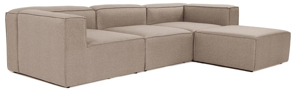 Rohová sedačka Forewona (hnedá). Akcia -17%. Vlastná spoľahlivá doprava až k Vám domov. 1106833